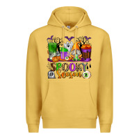 Antique Gold Spooky Season Coffee Cups Premium Hoodie - texasbilliewilder