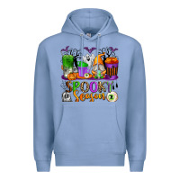 Colony Blue Spooky Season Coffee Cups Premium Hoodie - texasbilliewilder