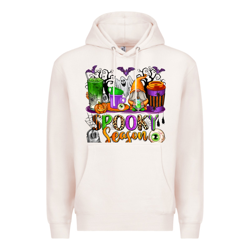 Spooky Season Coffee Cups Premium Hoodie by texasbilliewilder | Teevron