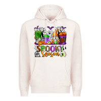 Pale Pink Spooky Season Coffee Cups Premium Hoodie - texasbilliewilder