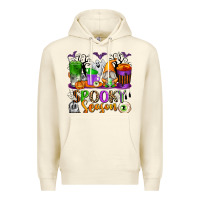 Sandshell Spooky Season Coffee Cups Premium Hoodie - texasbilliewilder