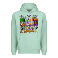 Seafoam Spooky Season Coffee Cups Premium Hoodie - texasbilliewilder