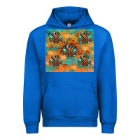 Cobalt thanksgiving turkey fall Urban Hoodie - RanaPortraitStore