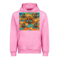 Fuchsia Pink thanksgiving turkey fall Urban Hoodie - RanaPortraitStore