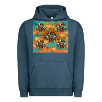 Pigment Midnight Navy thanksgiving turkey fall Urban Hoodie - RanaPortraitStore
