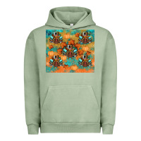 Pigment Oil Green thanksgiving turkey fall Urban Hoodie - RanaPortraitStore