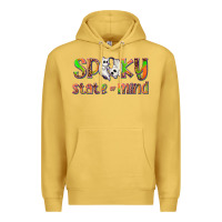Antique Gold Spooky State of Mind Premium Hoodie - texasbilliewilder