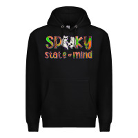 Black Spooky State of Mind Premium Hoodie - texasbilliewilder