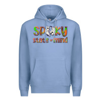 Colony Blue Spooky State of Mind Premium Hoodie - texasbilliewilder