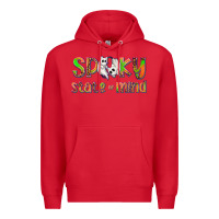 Red Spooky State of Mind Premium Hoodie - texasbilliewilder