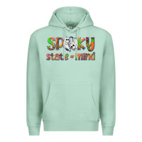 Seafoam Spooky State of Mind Premium Hoodie - texasbilliewilder