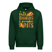 Forest Green thick thighs and pumpkin pies Urban Hoodie - Zillion Design Studio