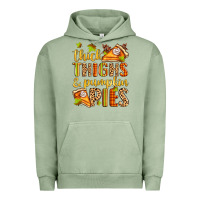 Pigment Oil Green thick thighs and pumpkin pies Urban Hoodie - Zillion Design Studio