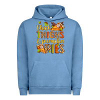 Pigment Pebble Blue thick thighs and pumpkin pies Urban Hoodie - Zillion Design Studio