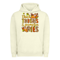 Pigment Pistachio thick thighs and pumpkin pies Urban Hoodie - Zillion Design Studio
