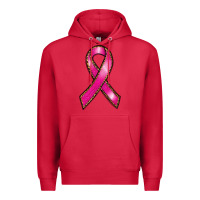 Cardinal breast cancer ribbon Premium Hoodie - RanaPortraitStore