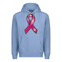 Colony Blue breast cancer ribbon Premium Hoodie - RanaPortraitStore
