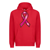 Red breast cancer ribbon Premium Hoodie - RanaPortraitStore