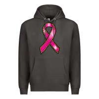 Smoke breast cancer ribbon Premium Hoodie - RanaPortraitStore
