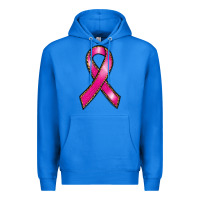 True Royal breast cancer ribbon Premium Hoodie - RanaPortraitStore