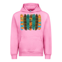 Fuchsia Pink thanksgiving brushstrokes Urban Hoodie - RanaPortraitStore