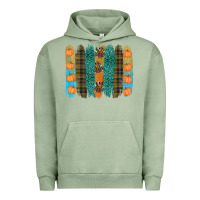 Pigment Oil Green thanksgiving brushstrokes Urban Hoodie - RanaPortraitStore