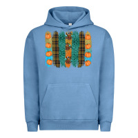 Pigment Pebble Blue thanksgiving brushstrokes Urban Hoodie - RanaPortraitStore
