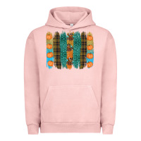 Pigment Salmon thanksgiving brushstrokes Urban Hoodie - RanaPortraitStore
