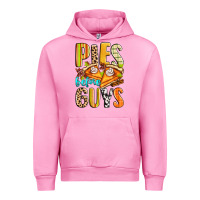 Fuchsia Pink pies before guys Urban Hoodie - Zillion Design Studio