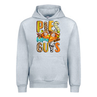 Heather Grey pies before guys Urban Hoodie - Zillion Design Studio