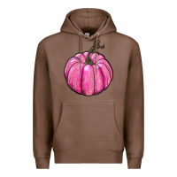Chestnut breast cancer awereness pumpkin Premium Hoodie - RanaPortraitStore