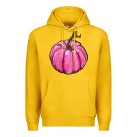 Lemon breast cancer awereness pumpkin Premium Hoodie - RanaPortraitStore