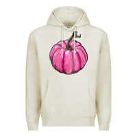 Oatmeal Heather breast cancer awereness pumpkin Premium Hoodie - RanaPortraitStore