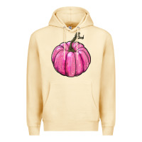 Pina Colada breast cancer awereness pumpkin Premium Hoodie - RanaPortraitStore