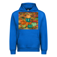 Cobalt pumpkin Urban Hoodie - RanaPortraitStore