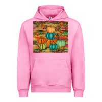 Fuchsia Pink pumpkin Urban Hoodie - RanaPortraitStore