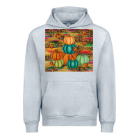 Heather Grey pumpkin Urban Hoodie - RanaPortraitStore