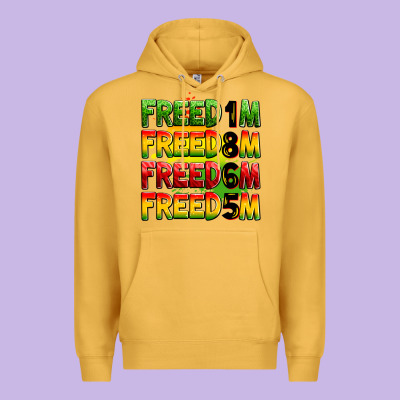 Freedom Freedom Freedom Freedom 1865 Premium Hoodie Designed By Zillion Design Studio