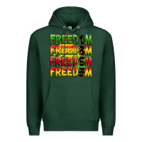 Sports Green freedom freedom freedom freedom 1865 Premium Hoodie - Zillion Design Studio