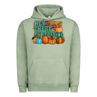 Pigment Oil Green hey there pumpkin Urban Hoodie - RanaPortraitStore
