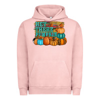 Pigment Salmon hey there pumpkin Urban Hoodie - RanaPortraitStore
