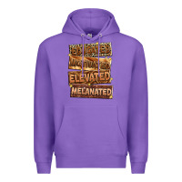 Purple educated motivated elevated melanated Premium Hoodie - Zillion Design Studio