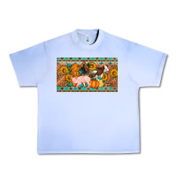 Grape Ice Fall farm animals cow pig rooster Urban Heavy Tee - Artiststas