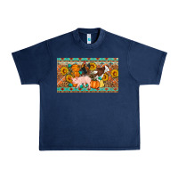 Navy Fall farm animals cow pig rooster Urban Heavy Tee - Artiststas
