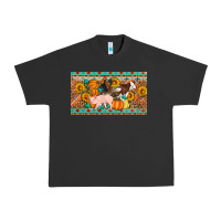 Pigment Black Fall farm animals cow pig rooster Urban Heavy Tee - Artiststas