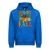 Cobalt howdy fall Urban Hoodie - Zillion Design Studio