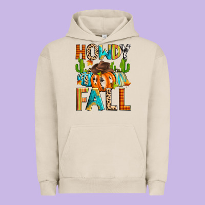 Howdy Fall Urban Hoodie Designed By Zillion Design Studio