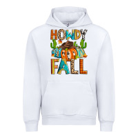 White howdy fall Urban Hoodie - Zillion Design Studio