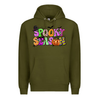 Army Green Spooky Season Premium Hoodie - texasbilliewilder