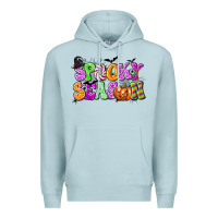 Blue Mist Spooky Season Premium Hoodie - texasbilliewilder